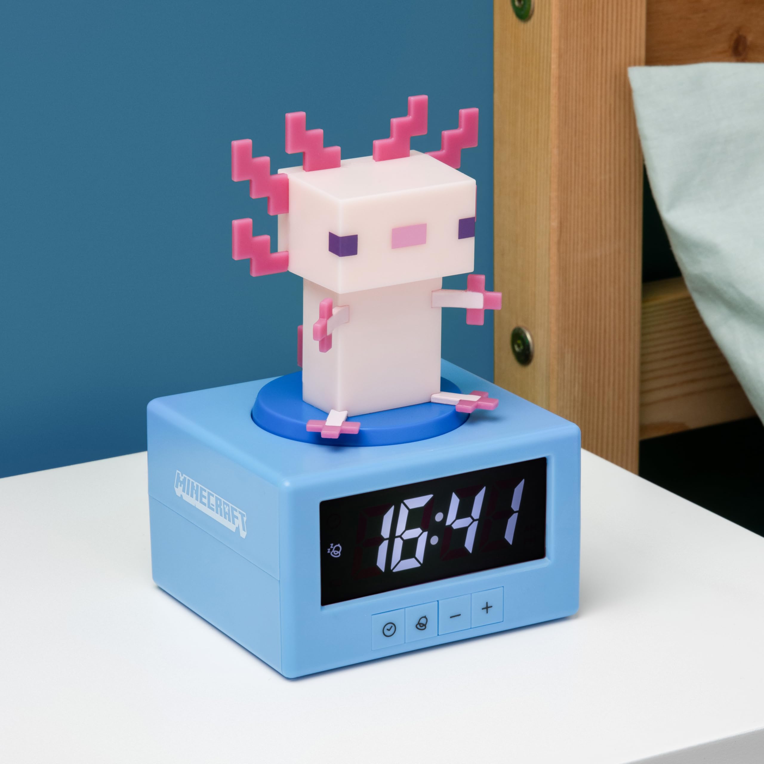 Paladone Minecraft Axolotl デジタル目覚まし時計 Amazon.co.jp: Paladone Minecraft Axolotl デジタル目覚まし時計